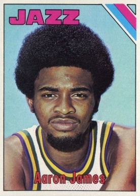 1975 Topps Aaron James #91 Basketball Card