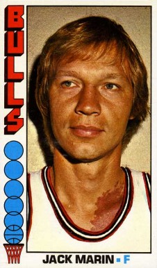 1976 Topps Jack Marin #72 Basketball Card