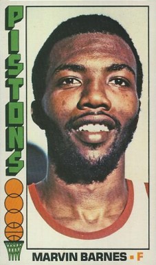 1976 Topps Marvin Barnes #35 Basketball Card