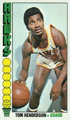 1976 Topps Tom Henderson #8 Basketball Card
