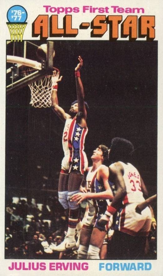 1976 Topps Julius Erving #127 Basketball Card