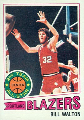 1977 Topps Bill Walton #120 Basketball Card
