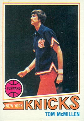 1977 Topps Tom McMillen #66 Basketball Card