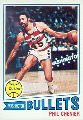 1977 Topps Phil Chenier #55 Basketball Card