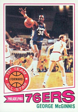 1977 Topps George McGinnis #50 Basketball Card