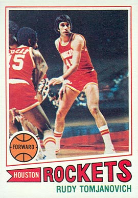 1977 Topps Rudy Tomjanovich #15 Basketball Card