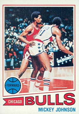 1977 Topps Mickey Johnson #86 Basketball Card