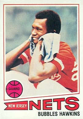 1977 Topps Bubbles Hawkins #22 Basketball Card