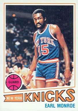 1977 Topps Earl Monroe #6 Basketball Card
