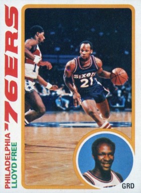 1978 Topps Lloyd Free #116 Basketball Card