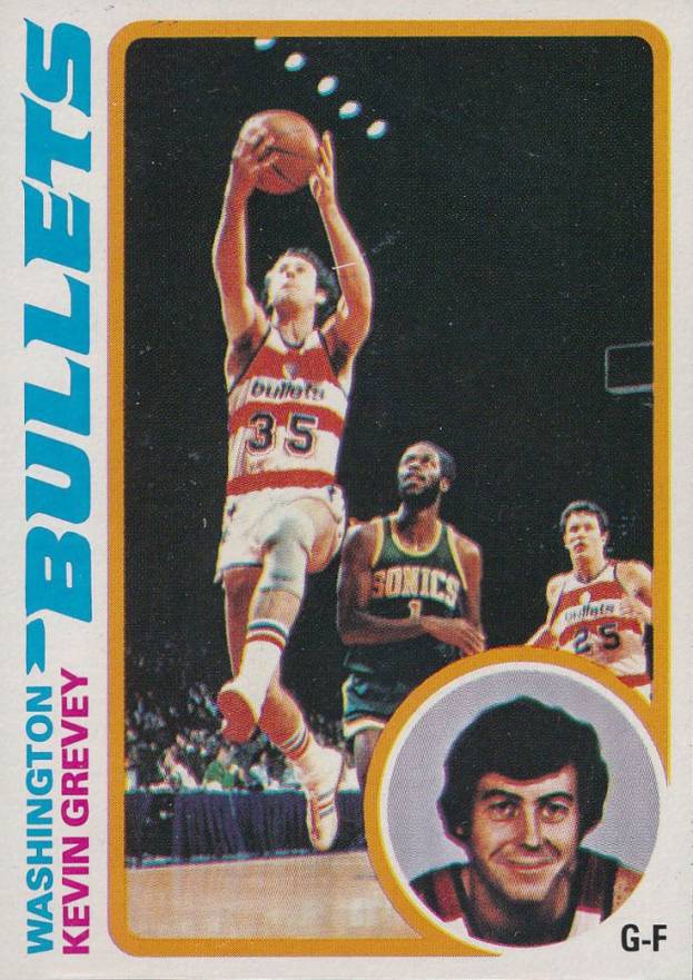 1978 Topps Kevin Grevey #113 Basketball Card