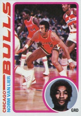 1978 Topps Norm Van Lier #102 Basketball Card