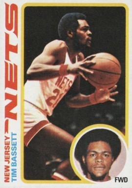 1978 Topps Tim Bassett #96 Basketball Card