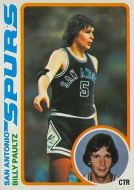1978 Topps Billy Paultz #91 Basketball Card