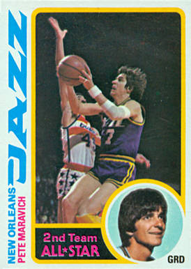 1978 Topps Pete Maravich #80 Basketball Card