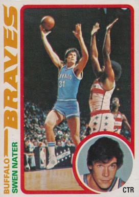 1978 Topps Swen Nater #23 Basketball Card