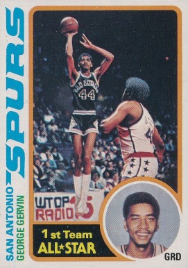 1978 Topps George Gervin #20 Basketball Card