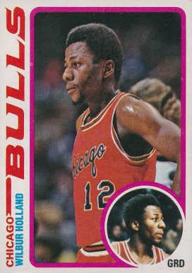 1978 Topps Wilber Holland #4 Basketball Card