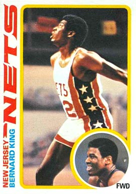1978 Topps Bernard King #75 Basketball Card