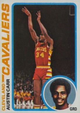 1978 Topps Austin Carr #9 Basketball Card