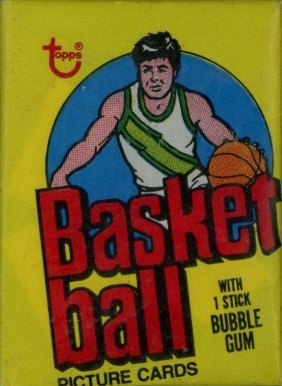 1978 Topps Wax Pack #WP Basketball Card