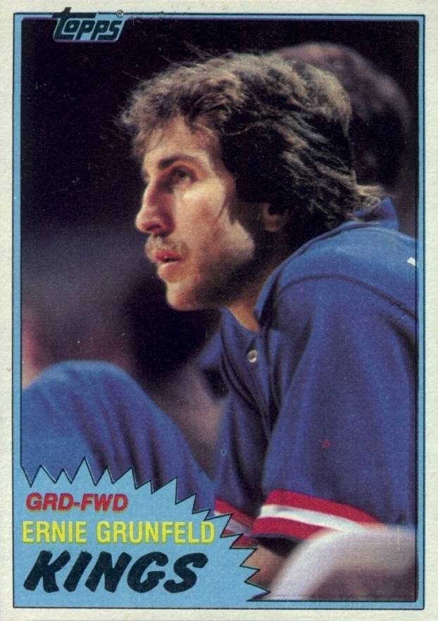 1981 Topps Ernie Grunfeld #94 Basketball Card