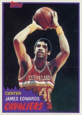 1981 Topps James Edwards #90 Basketball Card