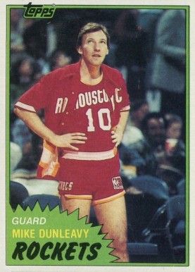 1981 Topps Mike Dunleavy #85 Basketball Card