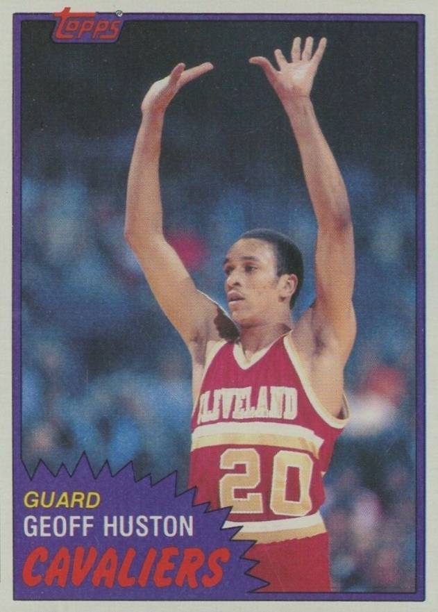 1981 Topps Geoff Huston #73 Basketball Card