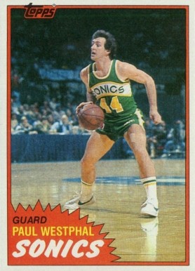 1981 Topps Paul Westphal #101 Basketball Card