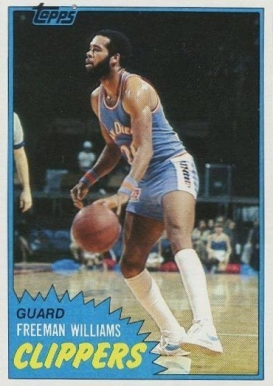 1981 Topps Freeman Williams #95 Basketball Card