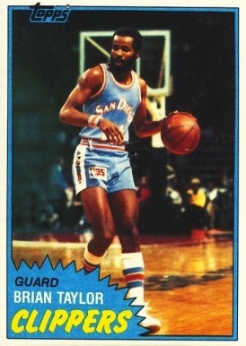 1981 Topps Brian Taylor #94 Basketball Card