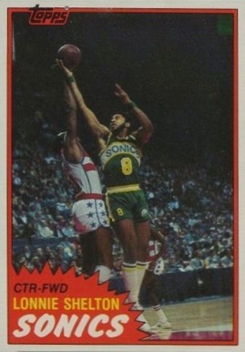1981 Topps Lonnie Shelton #86 Basketball Card
