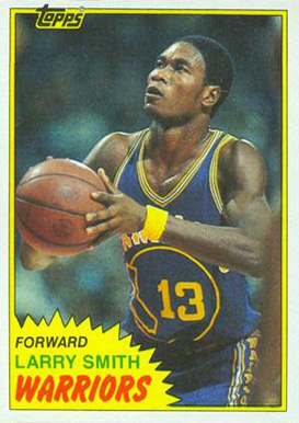 1981 Topps Larry Smith #75 Basketball Card