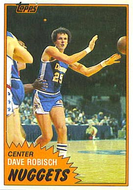 1981 Topps Dave Robisch #70 Basketball Card