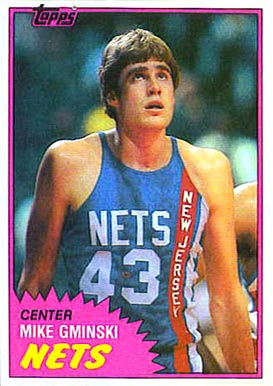 1981 Topps Mike Gminski #78 Basketball Card
