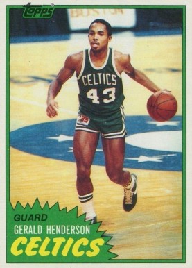 1981 Topps Gerald Henderson #74 Basketball Card