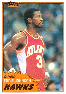 1981 Topps Eddie Johnson #68 Basketball Card