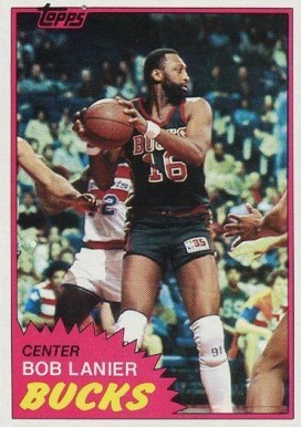 1981 Topps Bob Lanier #25 Basketball Card