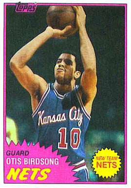 1981 Topps Otis Birdsong #17 Basketball Card