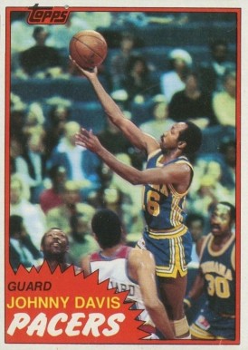1981 Topps Johnny Davis #16 Basketball Card