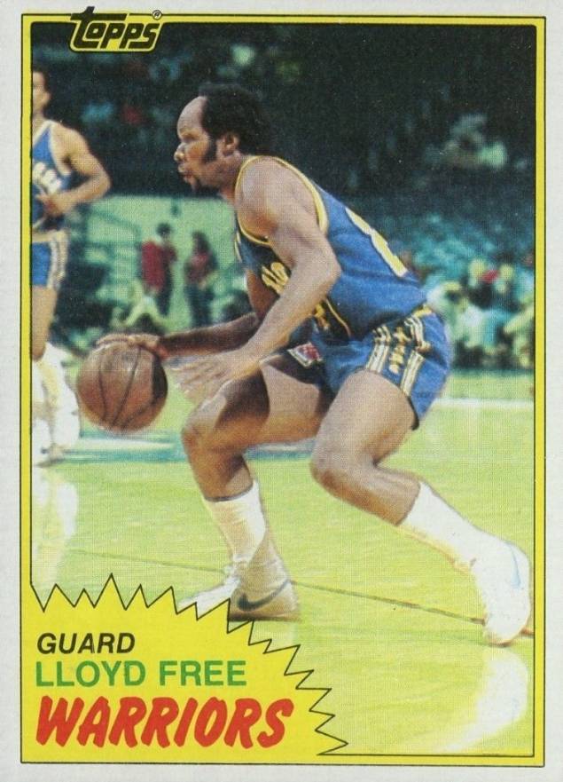 1981 Topps Lloyd Free #13 Basketball Card