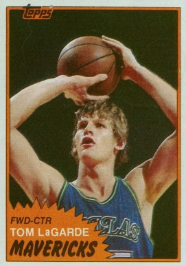 1981 Topps Tom LaGarde #10 Basketball Card