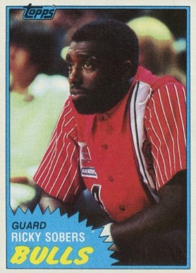 1981 Topps Ricky Sobers #8 Basketball Card