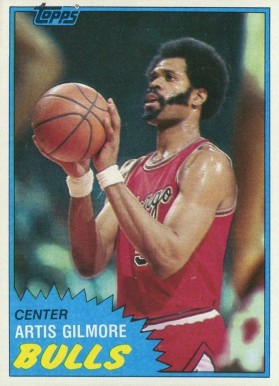 1981 Topps Artis Gilmore #7 Basketball Card