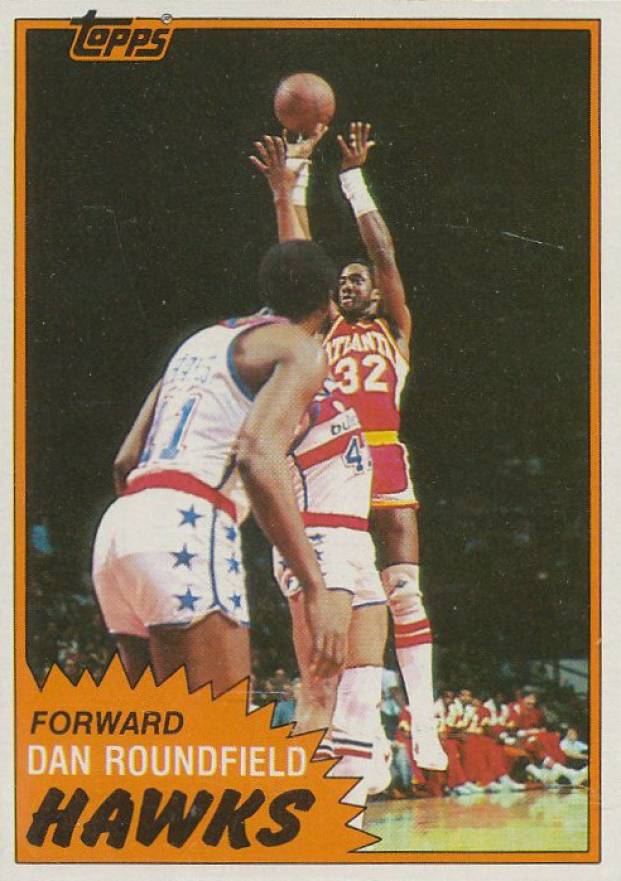 1981 Topps Dan Roundfield #2 Basketball Card