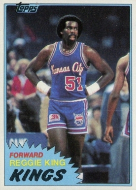 1981 Topps Reggie King #95 Basketball Card