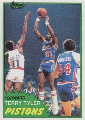 1981 Topps Terry Tyler #84 Basketball Card