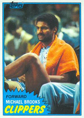 1981 Topps Michael Brooks #W91 Basketball Card Value Price Guide