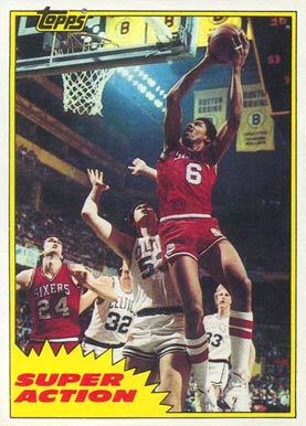 1981 Topps Julius Erving #104 Basketball Card